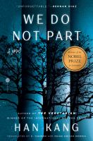We do not part : a novel Book cover