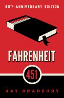 Fahrenheit 451 Book cover