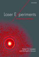 Enlarge cover image for Laser experiments for chemistry and physics / Robert N. Compton and Michael A. Duncan.